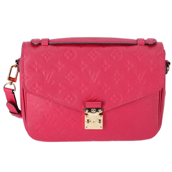 Louis Vuitton Handbags - Louis Vuitton Pochette Metis MM Monogram Empreinte Shoulder Bag Hot Pink